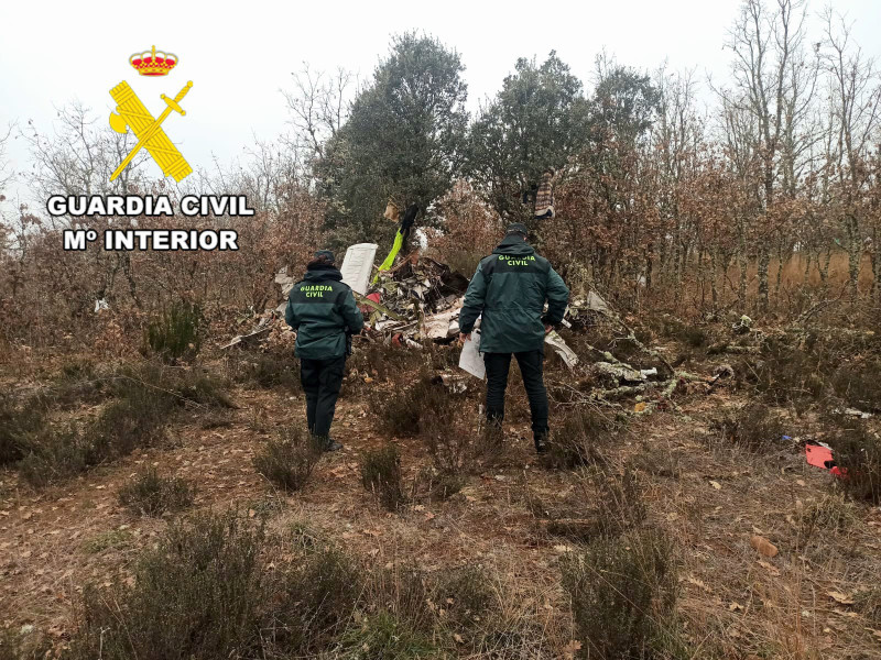 Fallece un matrimonio de Ponferrada tras estrellarse una avioneta en Cimanes del Tejar (León)