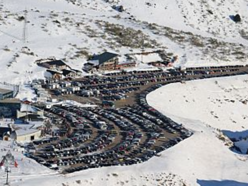 Aparcamiento de Alto Campoo