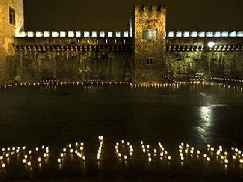 Noche de las velas en Vitoria