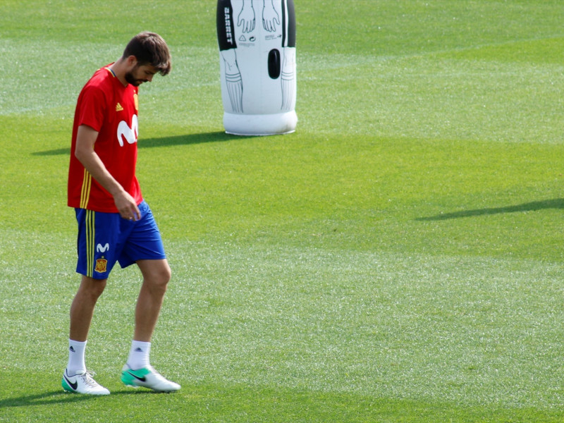 Gerard Piqué con la Selección