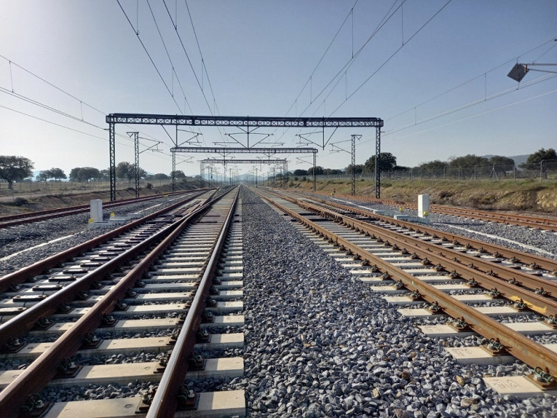 Instalación para la electrificación del tren en Extremadura