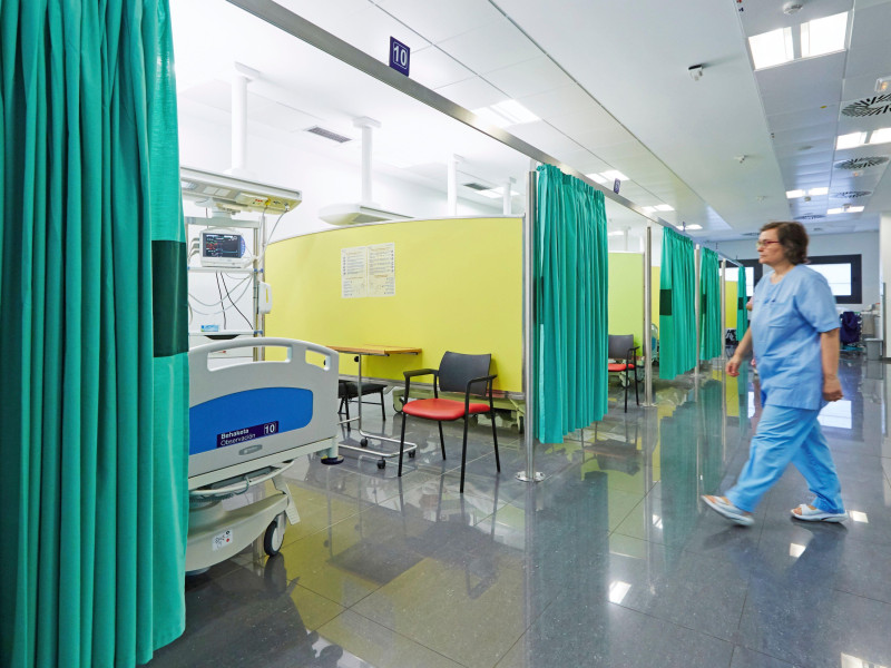 Sala de urgencias del Hospital Donostia, San Sebastián, Gipuzkoa, País Vasco