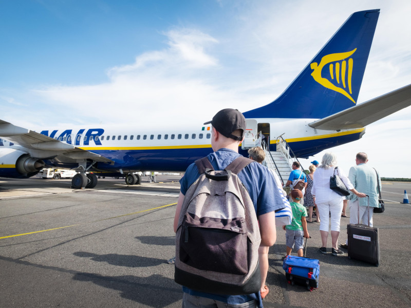 Pasajeros a punto de embarcar