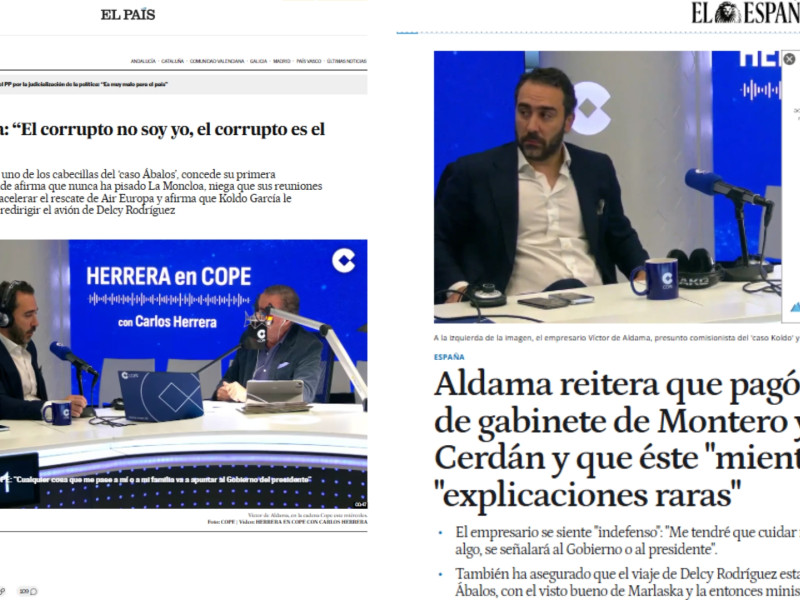 Aldama El País y El Español