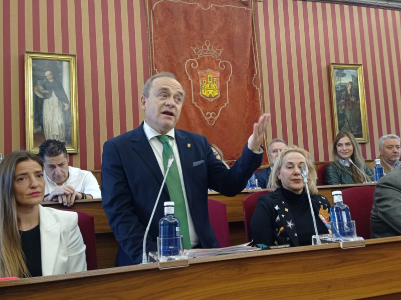 Fernando Martínez Acitores, portavoz de Vox en el Ayuntamiento de Burgos