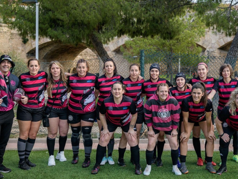 Fotografía de toda la plantilla del Leonas Mater