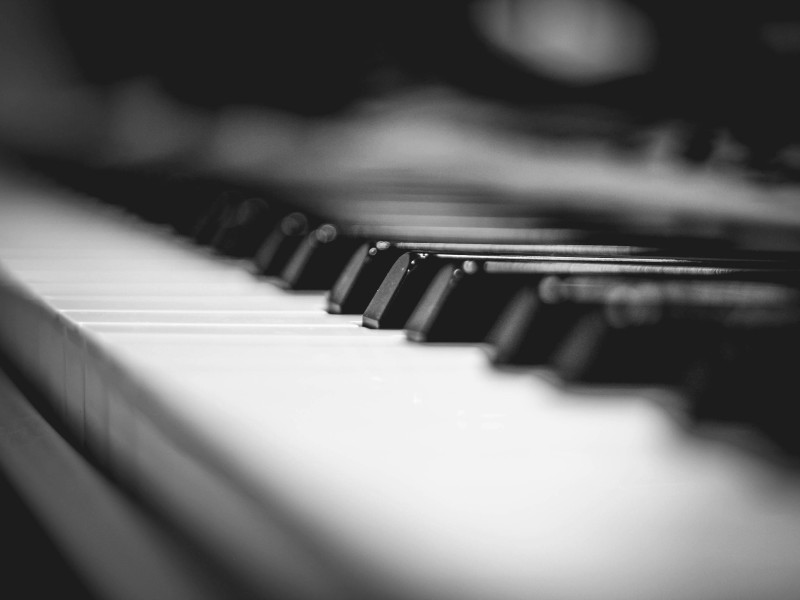 Las teclas de un piano