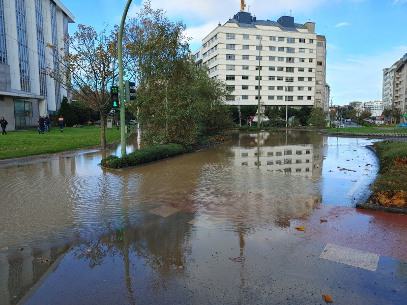 Inundación en el entorno de Monelos