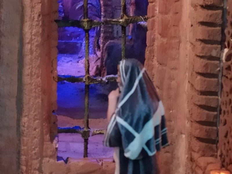 Detalle del diorama