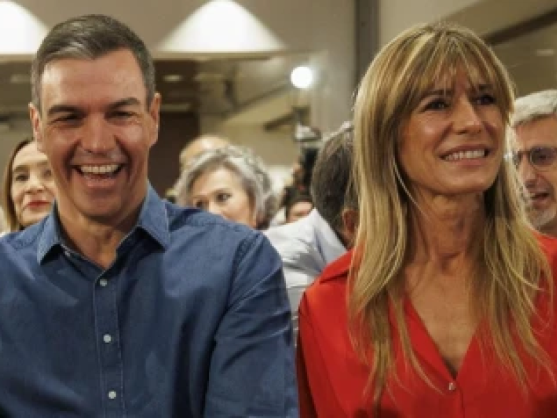 Begoña Gómez y Pedro Sánchez