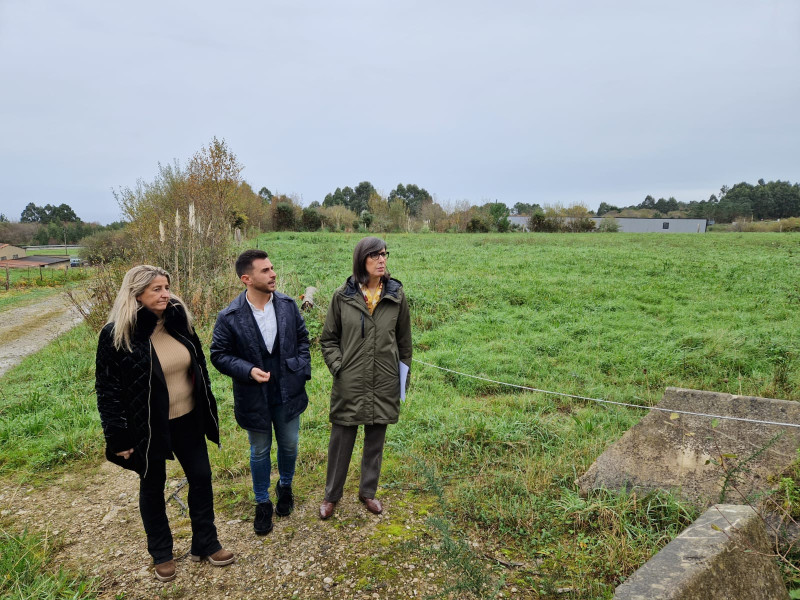 Visita institucional a los terrenos donde se ubicará la nueva estación ITV