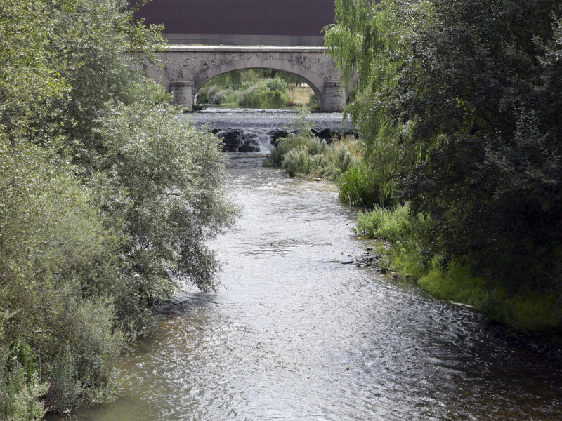 Río Arlanzón a su paso por Burgos