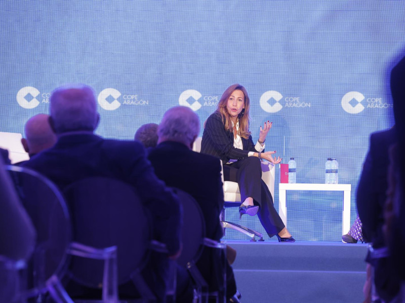 Natalia Chueca durante su diálogo en el 'Foro COPE Desafíos 2025'.