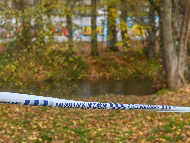 Lugar donde ayer apareció el cadáver de un bebé en el Rio Arlanzón en Burgos