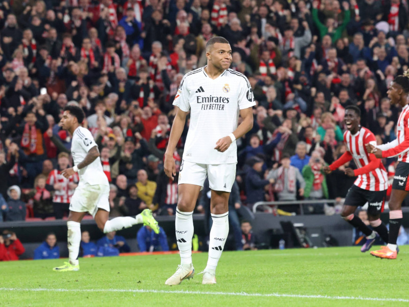 Mbappé tras fallar el penalti contra el Athletic ClubKylian Mbappe fails a penalty900/Cordon Press