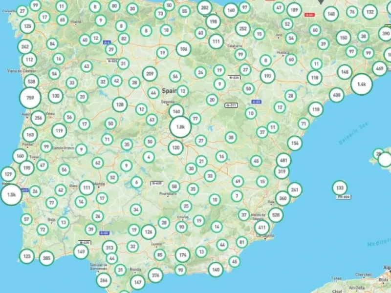 Mapa Electromaps