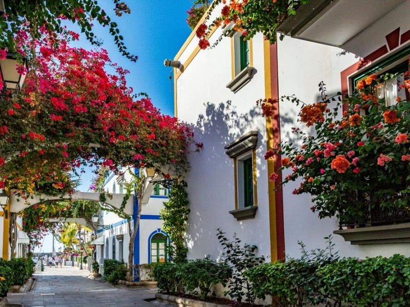 Casas del puerto de Mogán Shutterstock