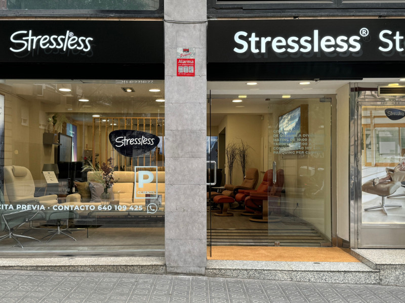 La Stressless® Store de Barcelona (Riera de Cassoles, 8BIS) es la primera Brand Store que la marca noruega abre en España.