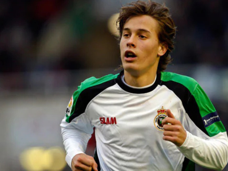 Sergio Canales en el Racing de Santander