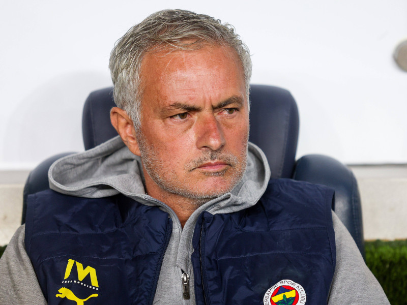 José Mourinho, durante un partido esta temporada con el Fenerbahçe.