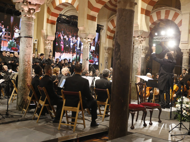 Momento del concierto de clausura