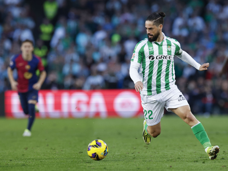 Isco durante el Betis-Barcelona