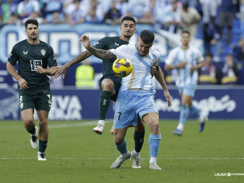 Dioni marcó el gol del Málaga