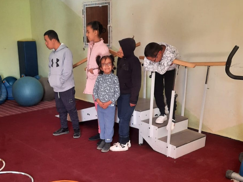 Niños en el Centro de Educación Especial de Auserd