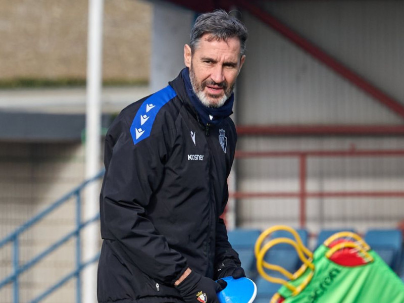 Vicente Moreno prepara el próximo partido de Osasuna