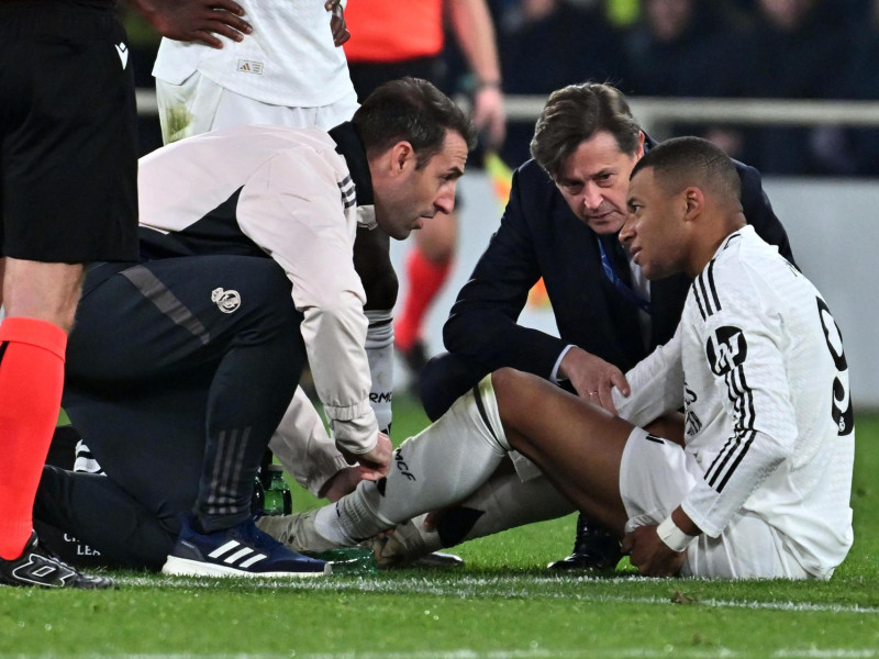 Mbappé, lesionado en el Atalanta - Real Madrid