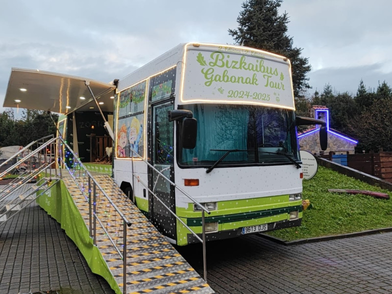 Bizkaibus Navideño de Olentzero y Reyes Magos