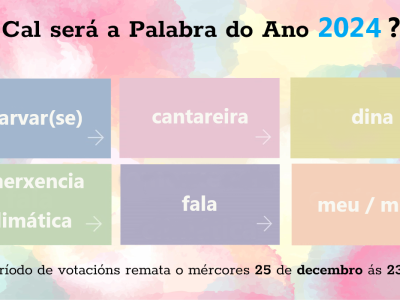 Anuncio da votación da Palabra do Ano 2024