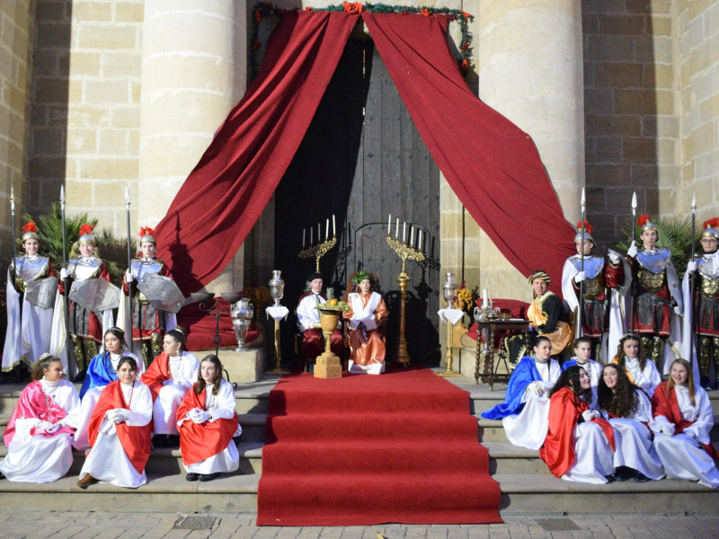 El Belén viviente de Peralta