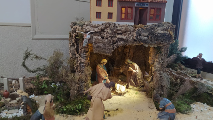 Belén montado en Cocina Económica de Logroño