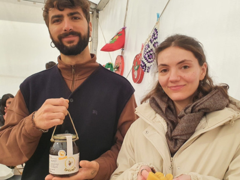 Santiago y Silvia son felices con la vida tranquila y las labores de campo