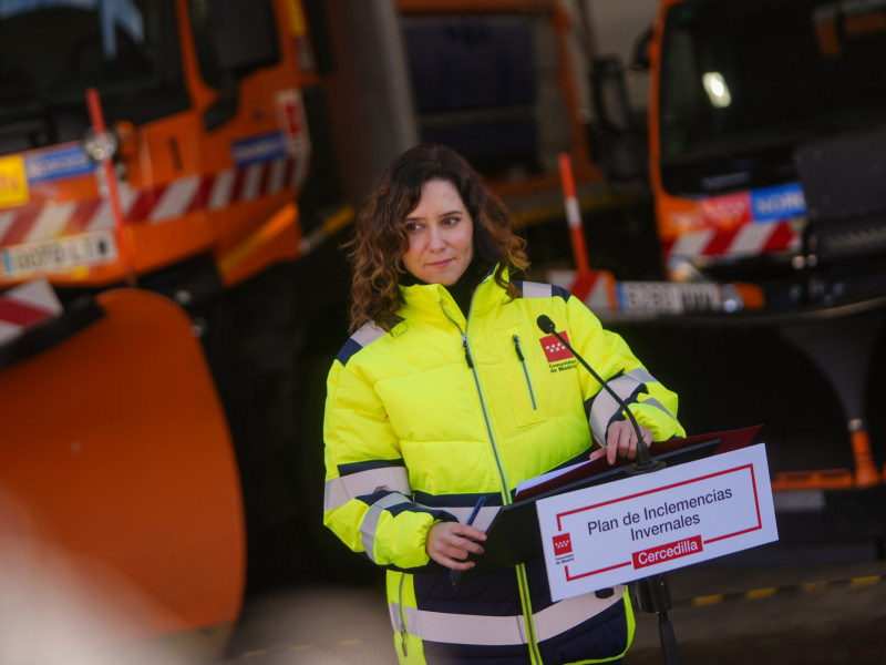 Ayuso ha presentado el plan en El Ventorillo (Cercedilla)