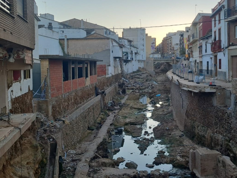 Chiva continúa derruída hoy día