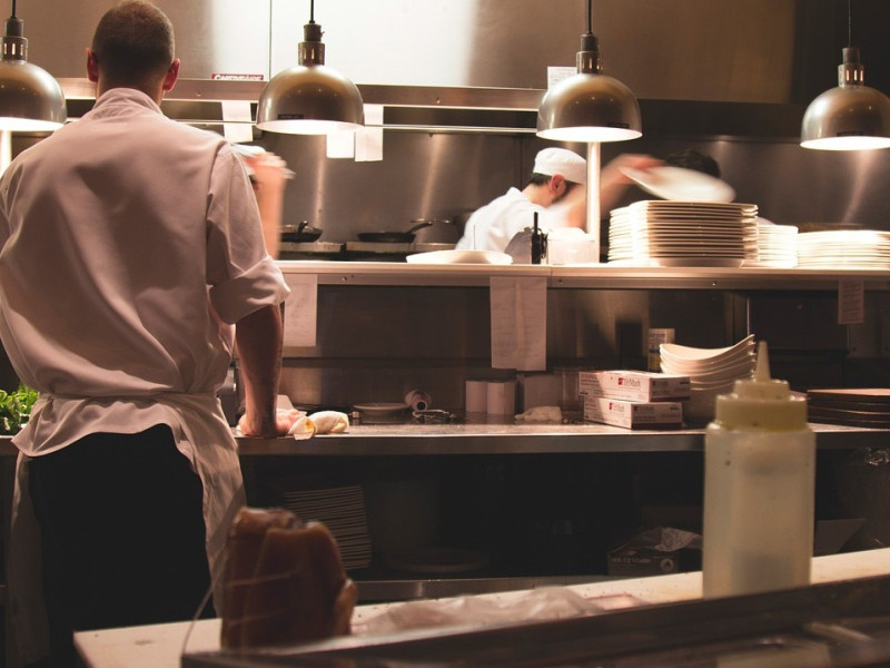 Cocina de un restaurante