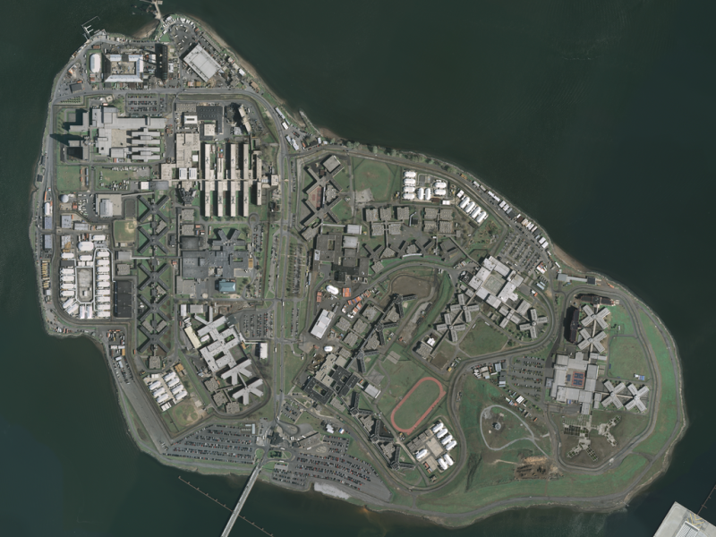 Vista aérea de Rikers Island