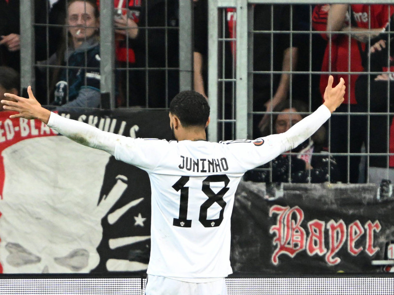 El delantero brasileño del Qarabag celebra un gol en la pasada Europa League.