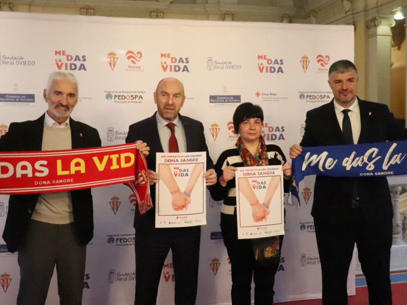 Las fundaciones de ambos clubes se suman a la campaña 'Me das la vida' e invitan a sus aficionados a colaborar con el Centro Comunitario de Asturias