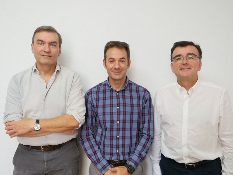 Manuel Díaz, Juan Antonio Barberá y Bartolomé Andreo, impulsores de este proyecto