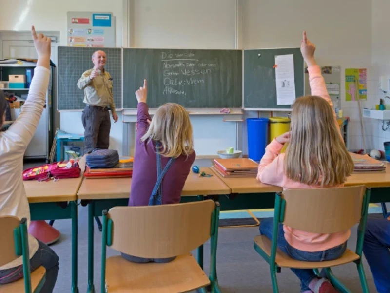 Niños en el colegio