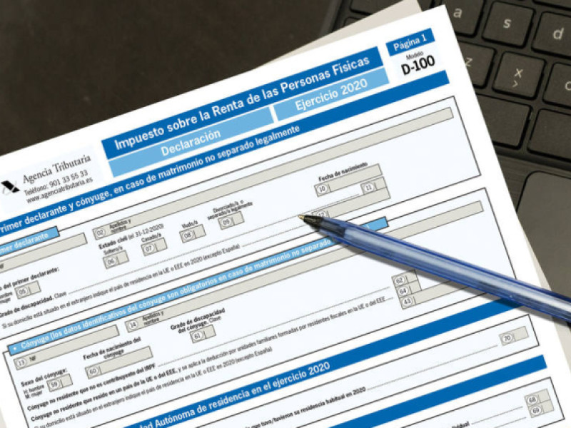 Declaración de la Renta del ejercicio 2020