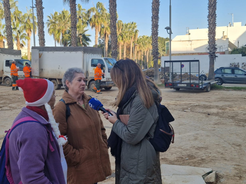 Pepa y Gloria, dos vecinas unidas en este proyecto