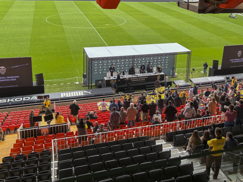 Vista general de la Junta General Ordinaria de Accionistas de 2024 del Valencia CF