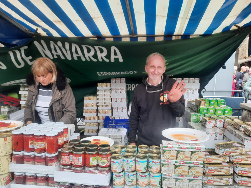 Uno de los productores participantes en el Mercado