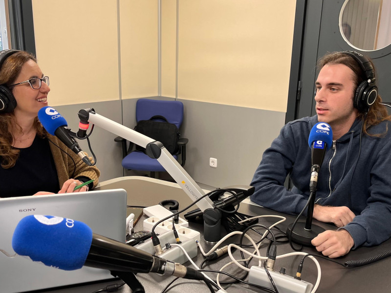 Marcos Castrillo, cantor de la Schola interpreta al Rey Gaspar