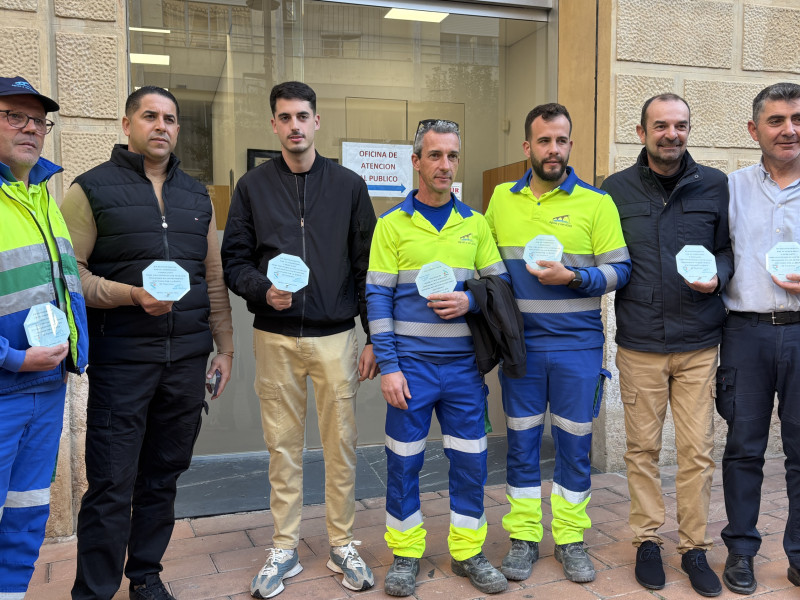 Mancomunidad de la Costa Tropical homenajea a 9 trabajadores que prestaron servicio en la zona 0 de la dana