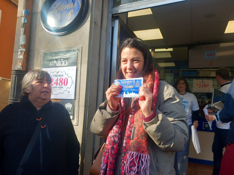 Una premiada con 'El Gordo' de LogroñoEUROPA PRESS22/12/2024